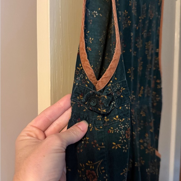 VINTAGE Cordoroy Floral Dress - Picture 3 of 3
